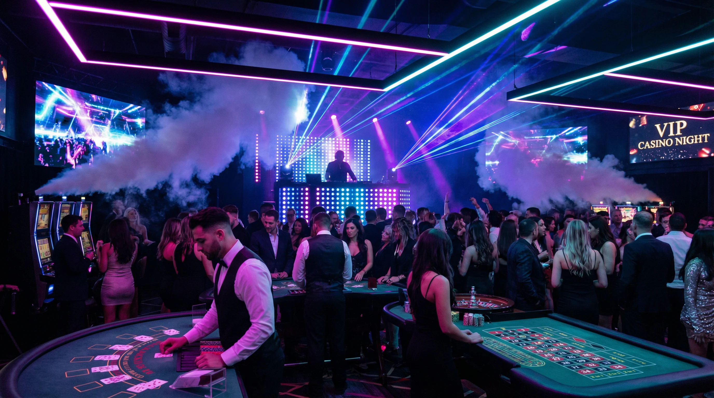 Casino en vivo Big Bola Tecamachalco con ambiente de festival